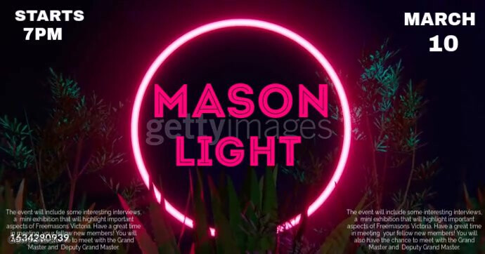 Mason Light Facebook Shared Image template