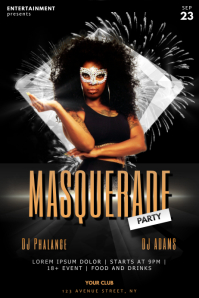 100 customizable design templates for masquerade postermywall