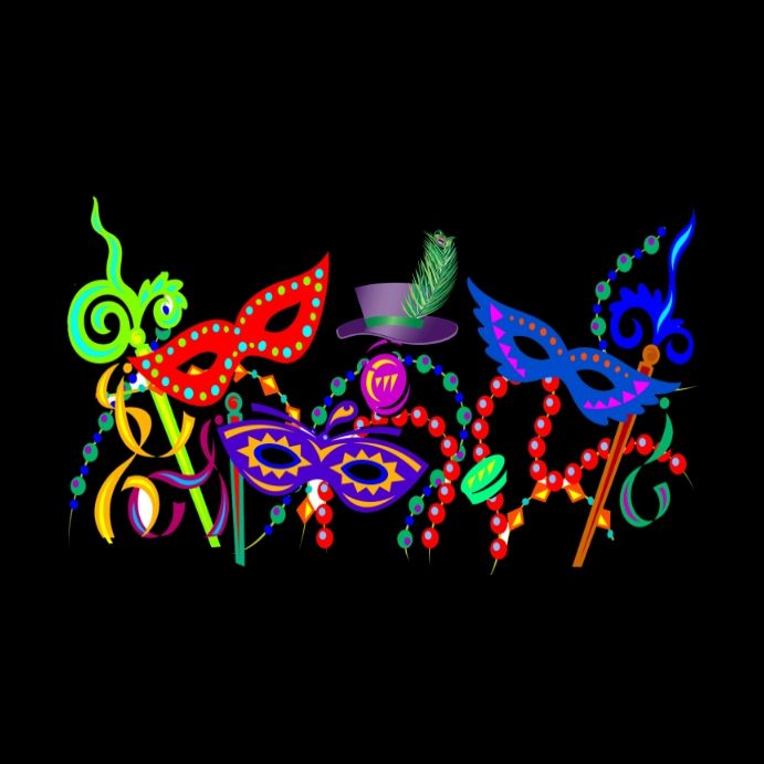 Mardi gras Masquerade ball mask Template PosterMyWall