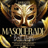 Masquerade Ball Night template
