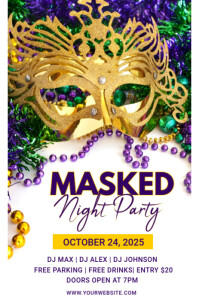 Masquerade ball template ภาพกราฟิก Pinterest