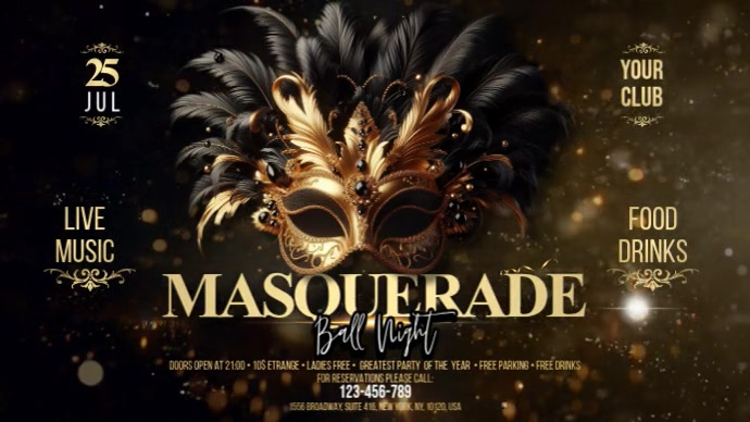 Copy of Masquerade | PosterMyWall