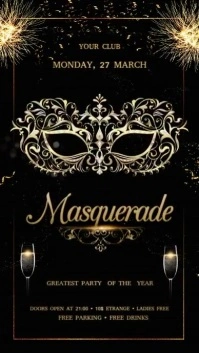 Masquerade Instagram Story template