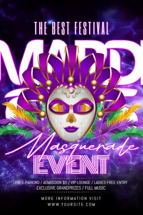 Masquerade Event Template | PosterMyWall