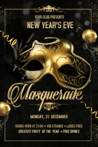 Masquerade Flyer template