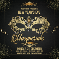 Masquerade Flyer Template PosterMyWall