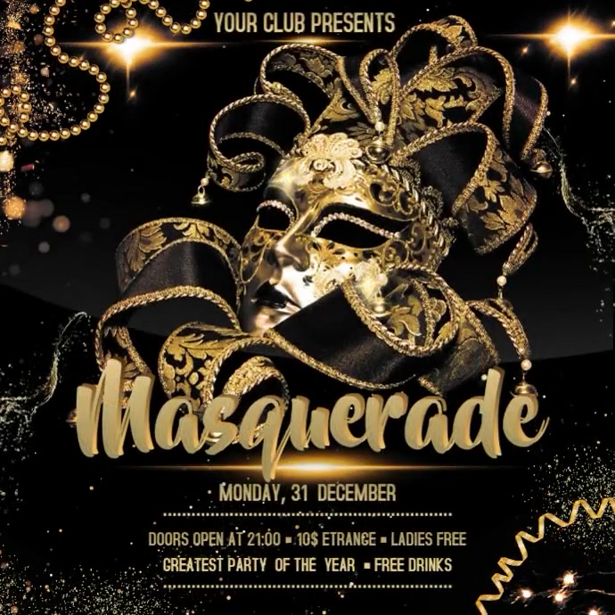 Masquerade Instagram Iphosti le-Instagram template