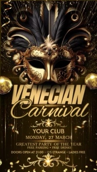 Masquerade Instagram Story Instagram-Story template