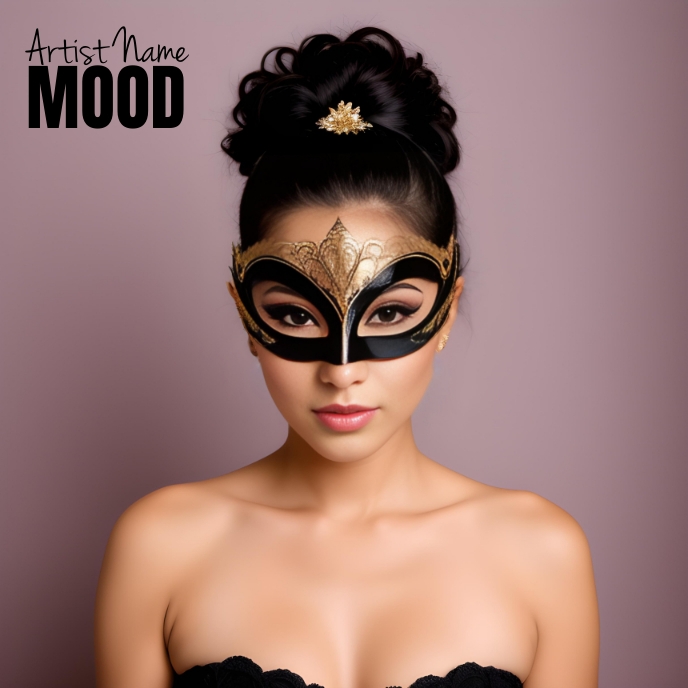 masquerade mask album cover sexy r&b slowsong template