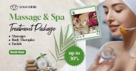 Massage And Spa Treatment ภาพที่แชร์บน Facebook template