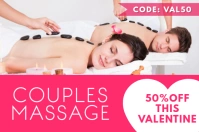 massage Label template