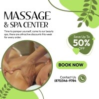Spa & Massage Ads Template | PosterMyWall