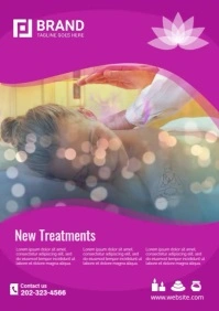 Massage Spa Video A4 template