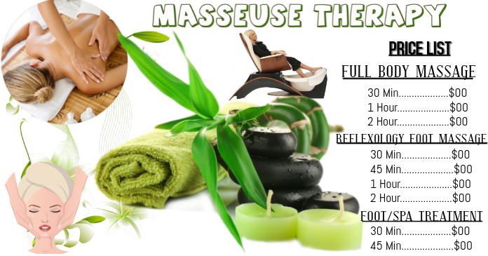 Copy of MASSAGE THERAPY | PosterMyWall