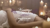 Massage Treatment Therapy Beauty Studio Ad Facebook Cover Video (16:9) template