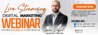 Master Digital Marketing Live Webinar Copertina Facebook template