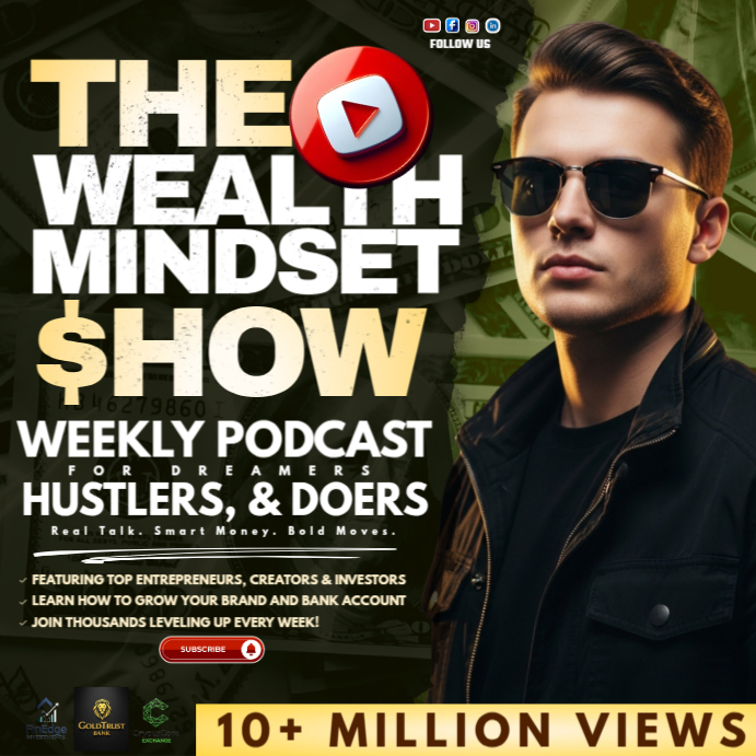Wealth Mindset Podcast Template | PosterMyWall