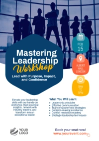 Mastering Leadership Workshop Template A4