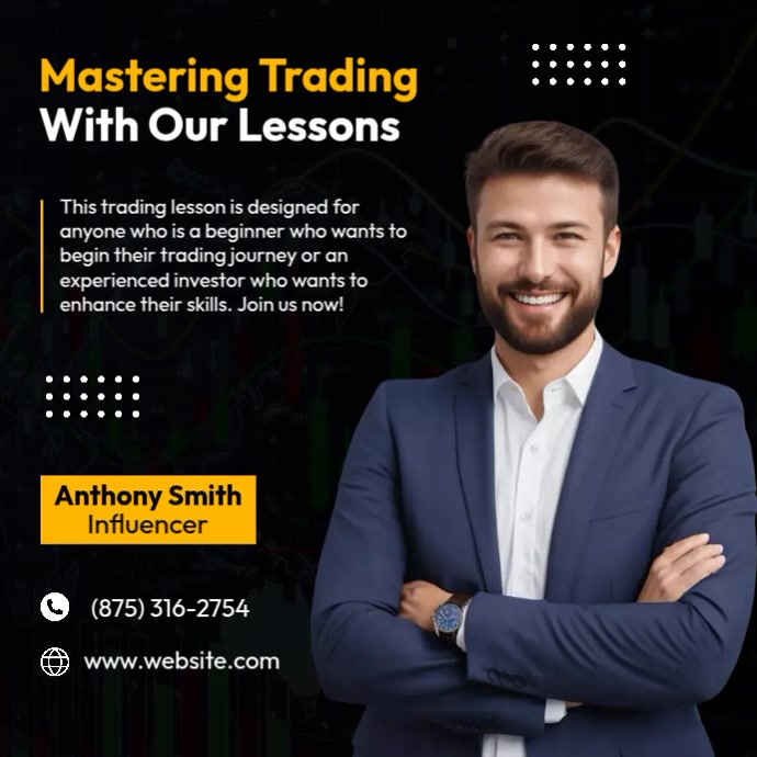 Mastering Trading Ads Template | PosterMyWall