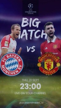 match day template | PosterMyWall