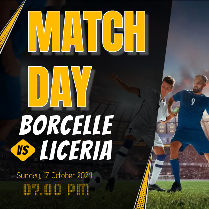 Match Day Template | PosterMyWall