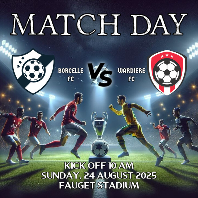 Copy of Match Day | PosterMyWall