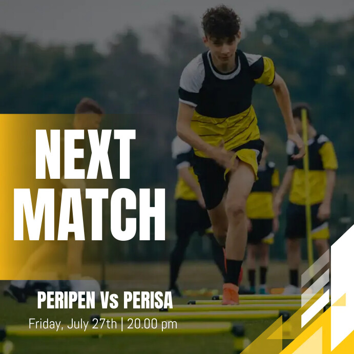 Peripen Match Day Template | PosterMyWall