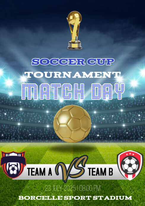 MATCH DAY Template | PosterMyWall