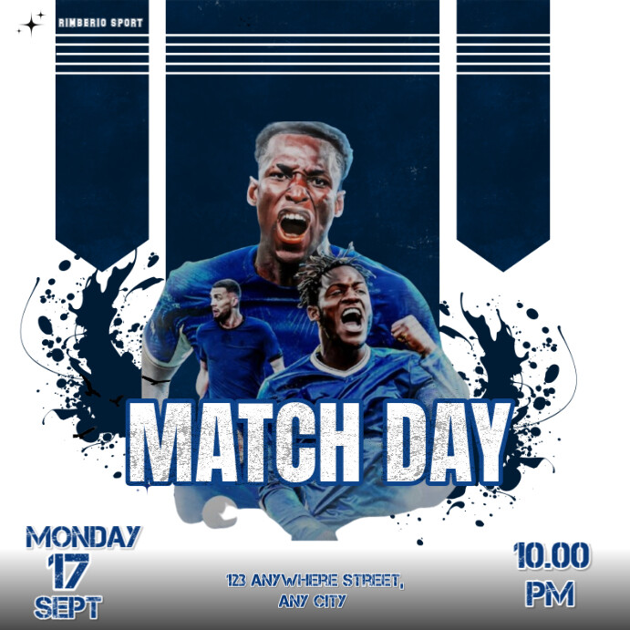 Copy of Match Day | PosterMyWall