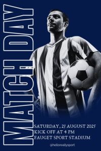 Match Day Poster template