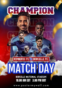 Match Day A3 template
