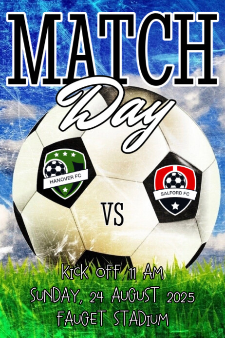 Copy of Match Day | PosterMyWall