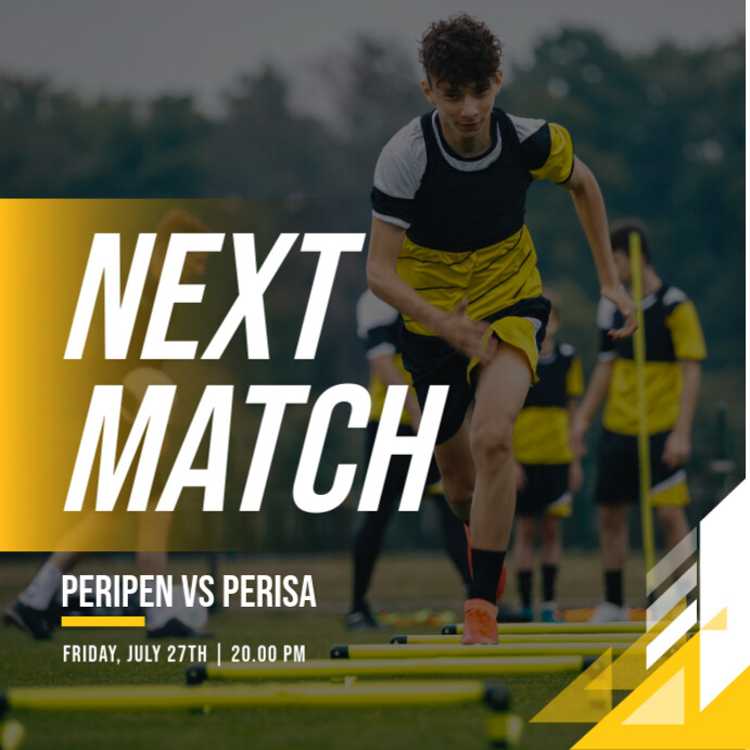 Peripen match day Template | PosterMyWall