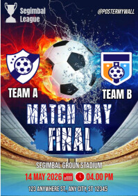 MATCH DAY FINAL A5 template