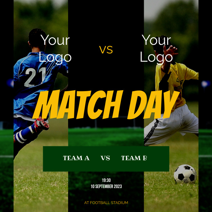 Copy of Match Day Football Turnament | PosterMyWall