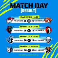 Match Day Instagram Post template