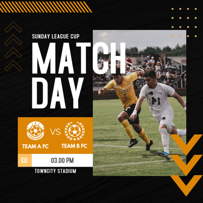 Matchday Post Match Day Instagram Template | PosterMyWall