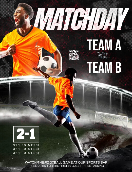 Copia de Match day poster | PosterMyWall
