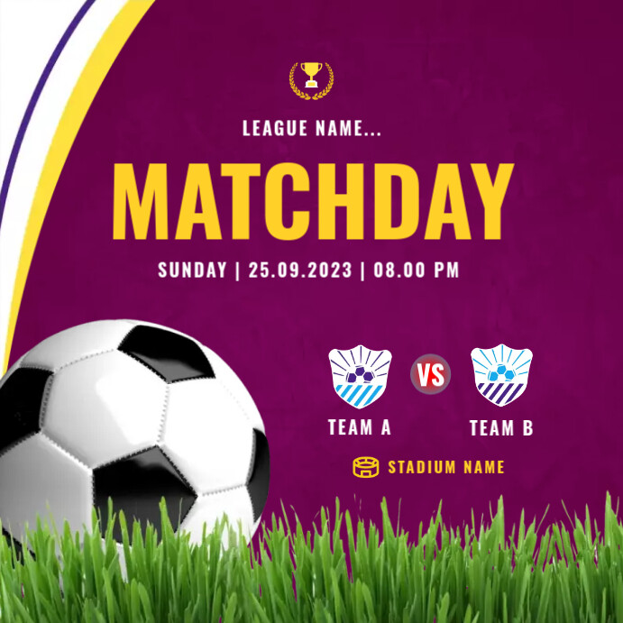 Copy of Match day Template | PosterMyWall