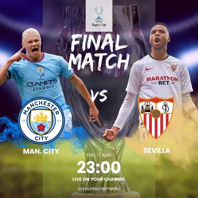 match day template | PosterMyWall