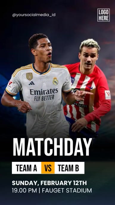 match day template | PosterMyWall