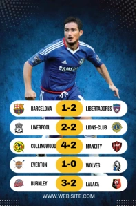 Match day template Pinterest Graphic