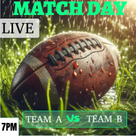 Match Day Poster Template | PosterMyWall