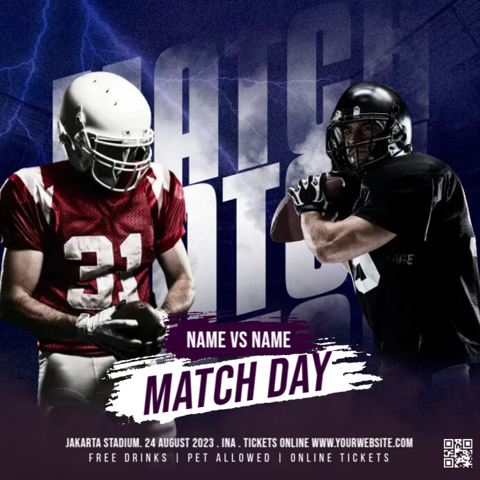 Copy of Match Day Template | PosterMyWall