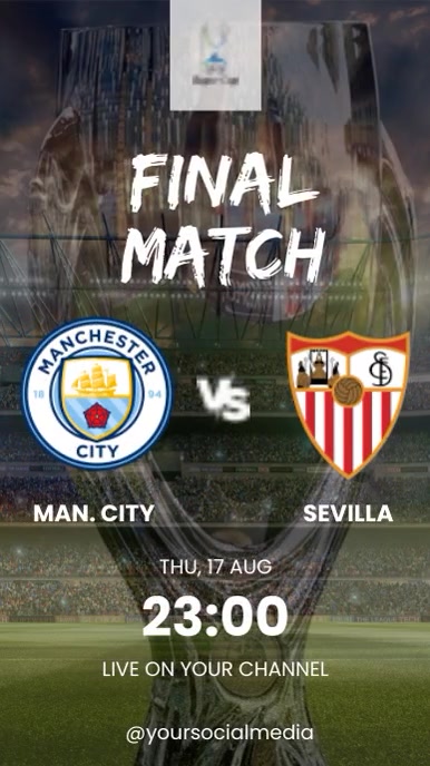 match day template | PosterMyWall