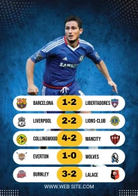 Match day template A3