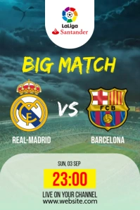 Match day template Pinterest Graphic