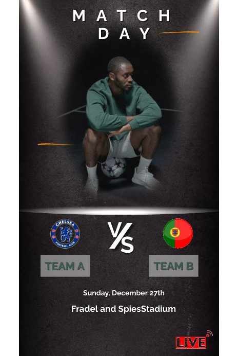 Match Day Template Poster | PosterMyWall