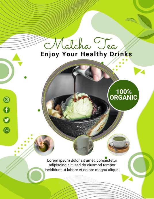 Matcha Reklama Matcha Ad Template | PosterMyWall