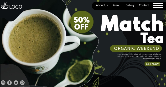Design Macha Tea Matcha Tea Design Template | PosterMyWall